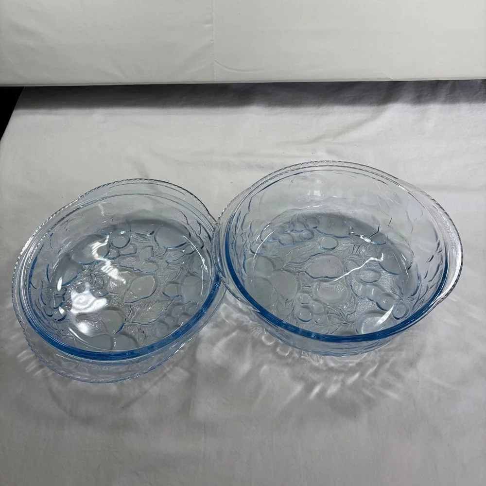 Libbey vintage blue